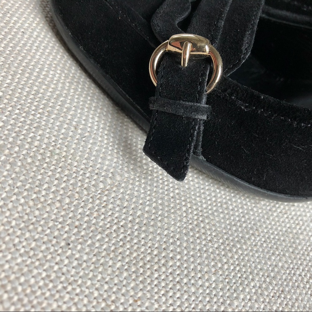 Gucci Pumps Black Suede Horsebit Heels 5.5 - Picture 7 of 8